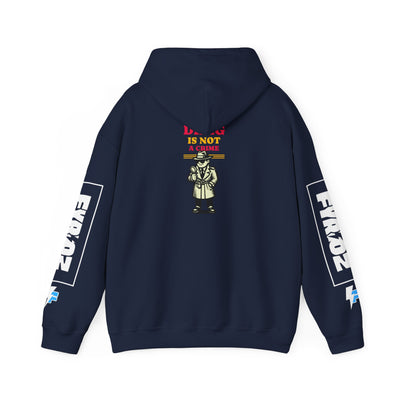 Drag Is Not a Crime - Bold Design for Pride and Equality  Bold Hoodie, Unisex Graphic Hoodie, Casual, Activist Gift