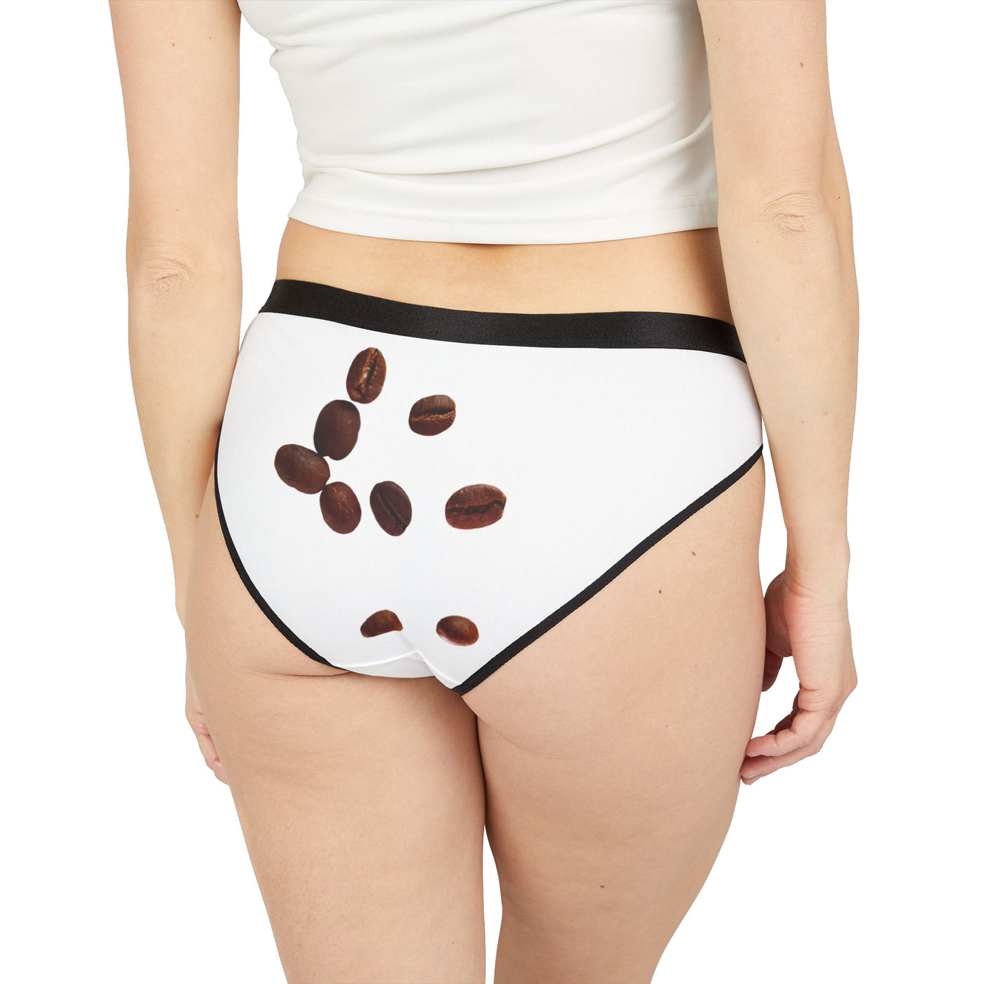Coffee Bean Women's Underwear - Fun & Playful Intimates, Great for Coffee Lovers, Self-Care, Gifts, Everyday Wear, Unique Lingerie