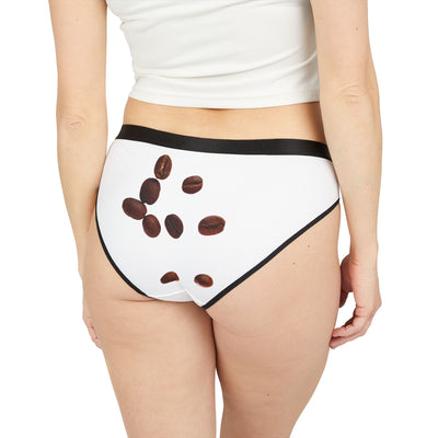 Coffee Bean Women's Underwear - Fun & Playful Intimates, Great for Coffee Lovers, Self-Care, Gifts, Everyday Wear, Unique Lingerie
