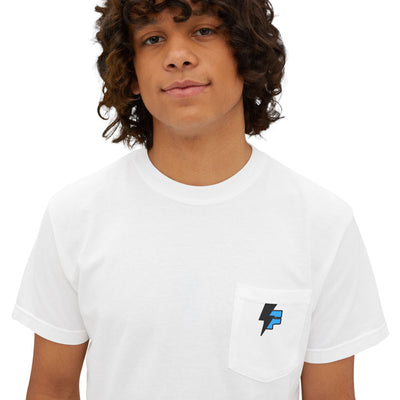 Dynamic Unisex Moisture Wicking Fyroz Bolt Tee – Bold Streetwear Lightning Logo Design, Fitness Shirt, Activewear, Graphic Tee, Sports Apparel, Gift for Athletes