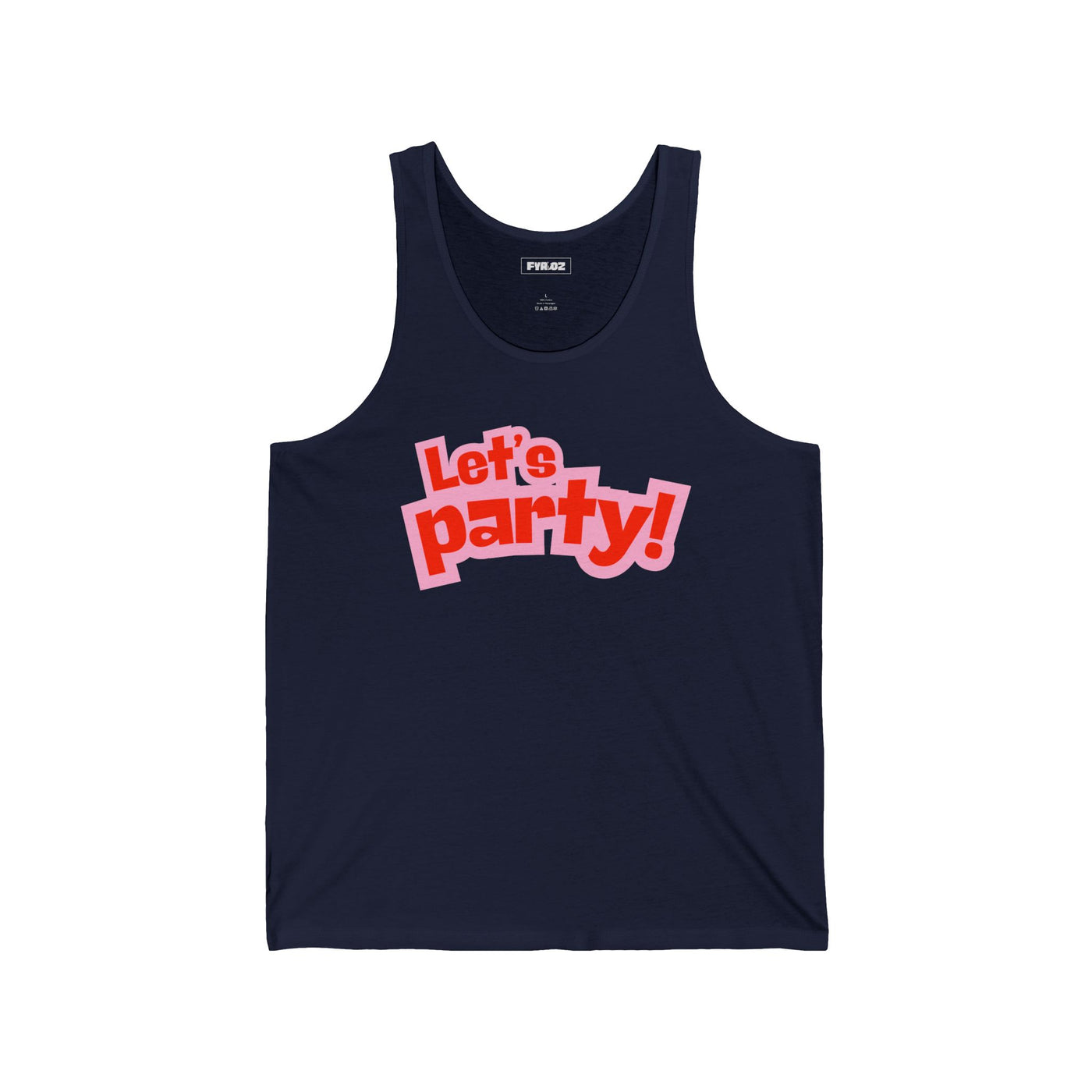Party-Ready Unisex Jersey Tank - Perfect for Concerts, Festivals, Summer Gatherings, Parties, Music Lovers(3)