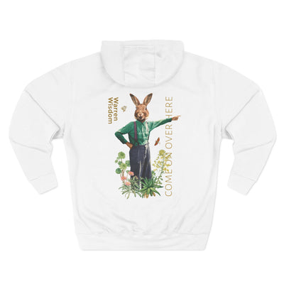 Hoodie, Untamed Rabbit – Wild & Playful Bunny Aesthetic Design Animal Tee, Unisex Cartoon Shirt, Eco-Friendly Fashion, Gift for Nature Lovers, Boho Style Wear