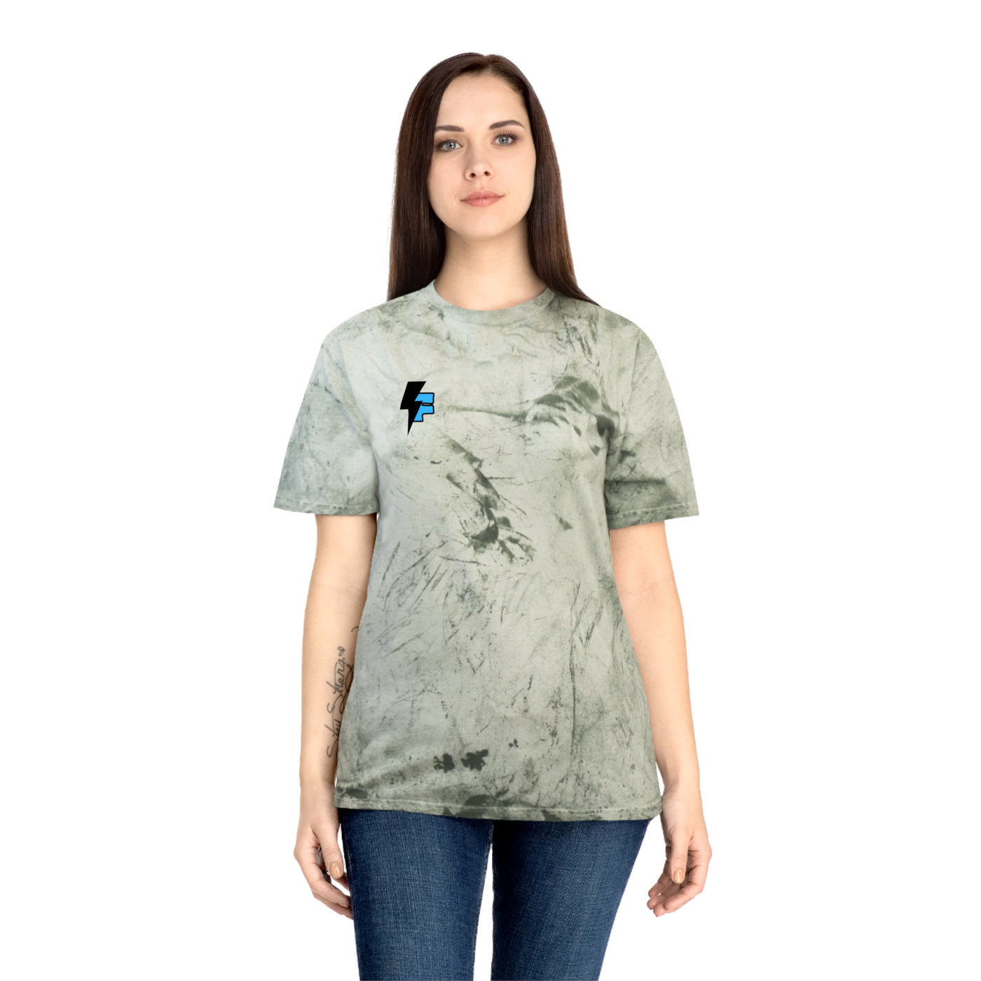 Dynamic Unisex Moisture Wicking Fyroz Bolt Tee – Bold Streetwear Lightning Logo Design, Fitness Shirt, Activewear, Graphic Tee, Sports Apparel, Gift for Athletes