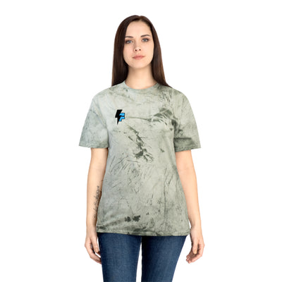 Dynamic Unisex Moisture Wicking Fyroz Bolt Tee – Bold Streetwear Lightning Logo Design, Fitness Shirt, Activewear, Graphic Tee, Sports Apparel, Gift for Athletes