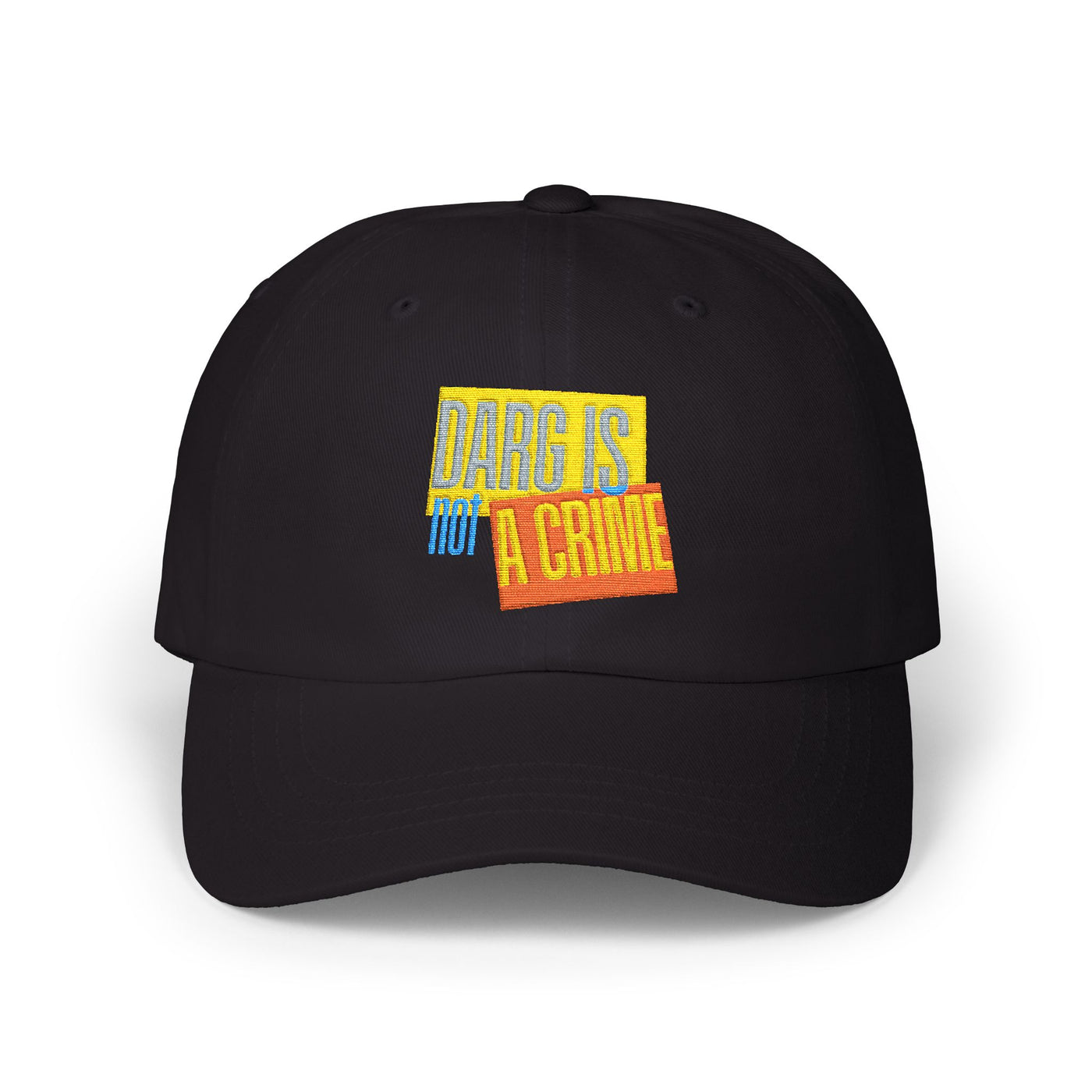 Drag Is Not a Crime - Bold Design for Pride and Equality  Bold cap, Unisex Graphic cap, Casual, Activist Gift