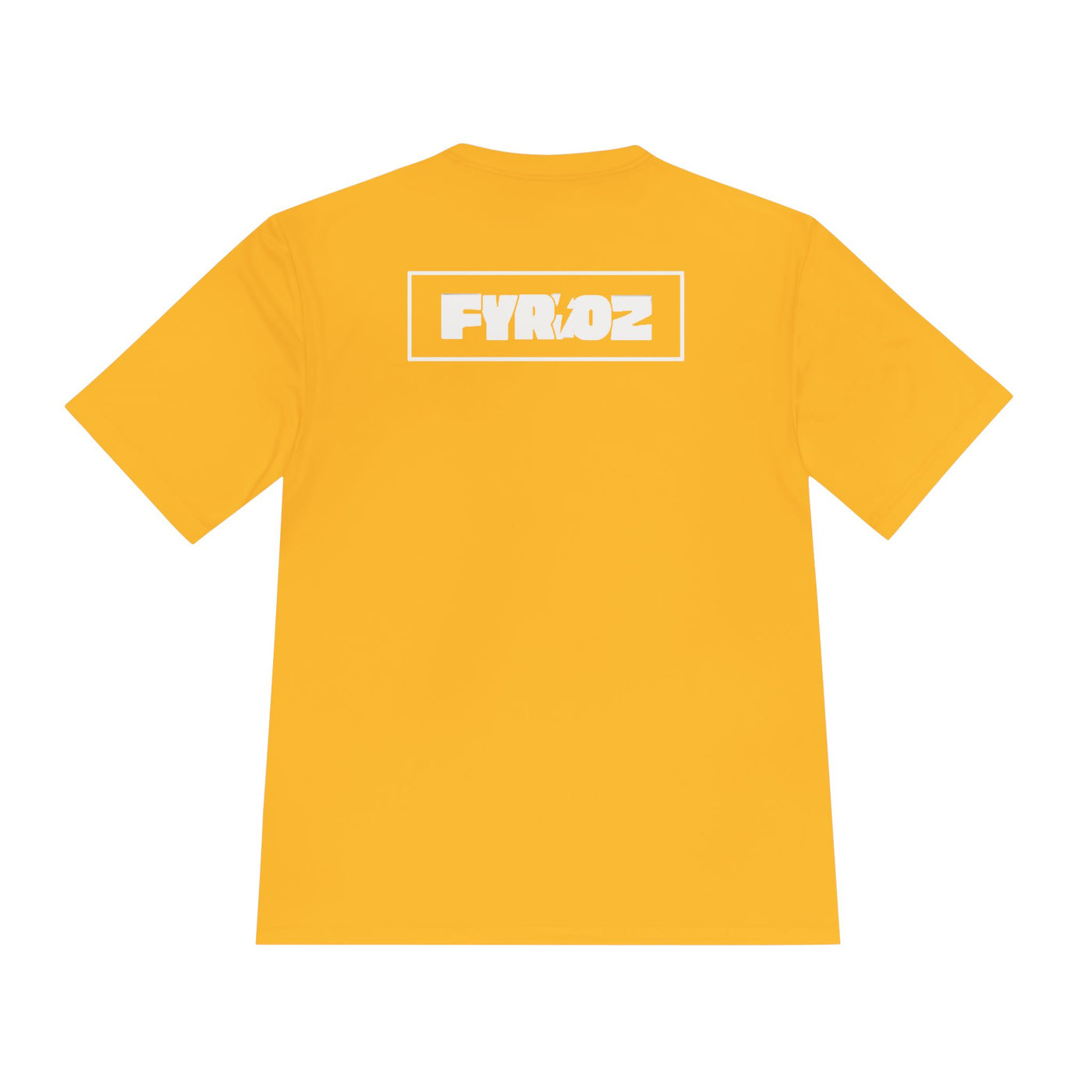 Dynamic Unisex Moisture Wicking Fyroz Bolt Tee – Bold Streetwear Lightning Logo Design, Fitness Shirt, Activewear, Graphic Tee, Sports Apparel, Gift for Athletes