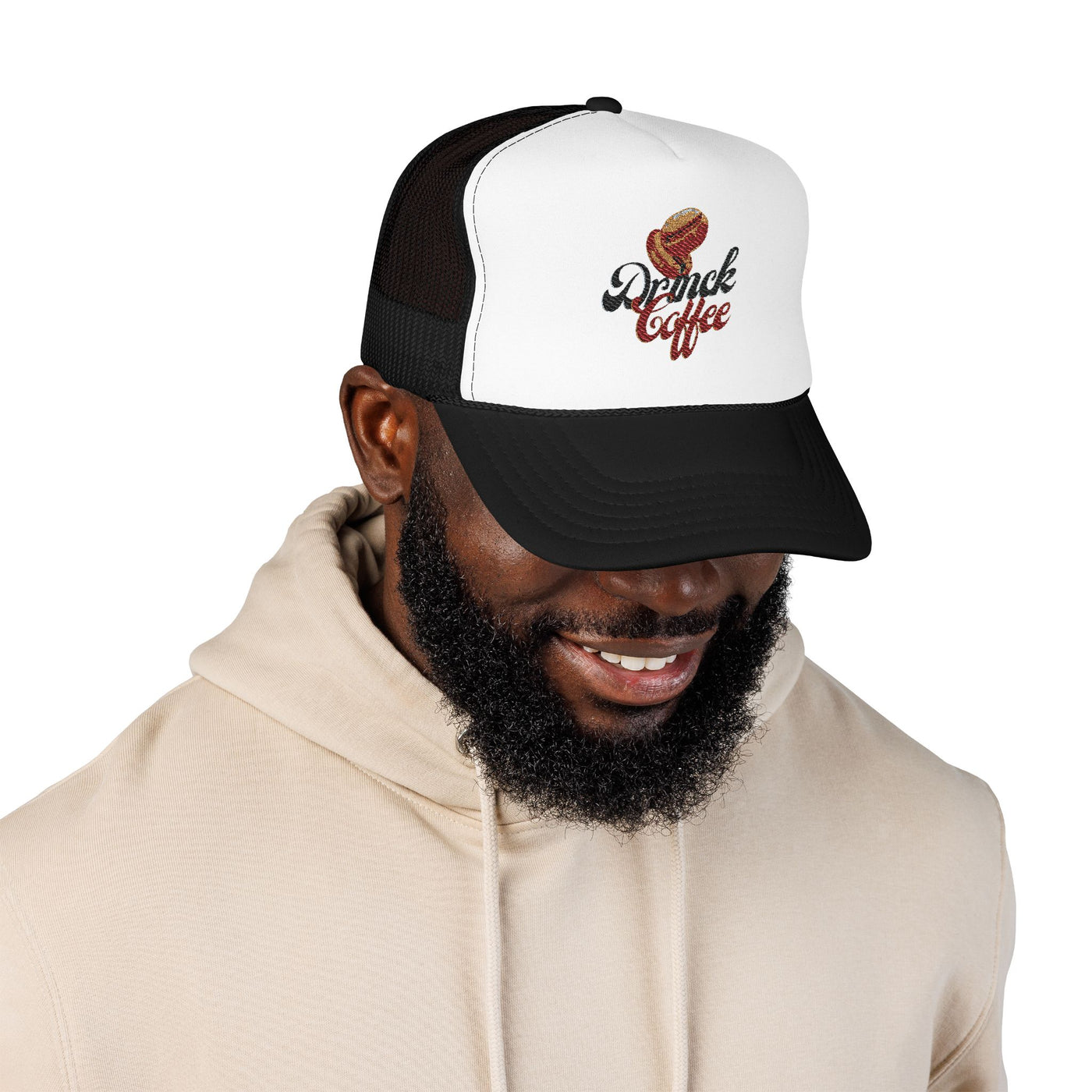 "It's Time to Drink Coffee" Printed cap - Funny Line Design for Coffee Lovers, Unisex Casual cap, Coffee Lover Gift, Classic Design Coffee Inspired Stylish Clothing