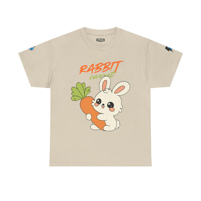 T-Shirt, Untamed Rabbit – Wild & Playful Bunny Aesthetic Design Animal Tee, Unisex Cartoon Shirt, Eco-Friendly Fashion, Gift for Nature Lovers, Boho Style Wear