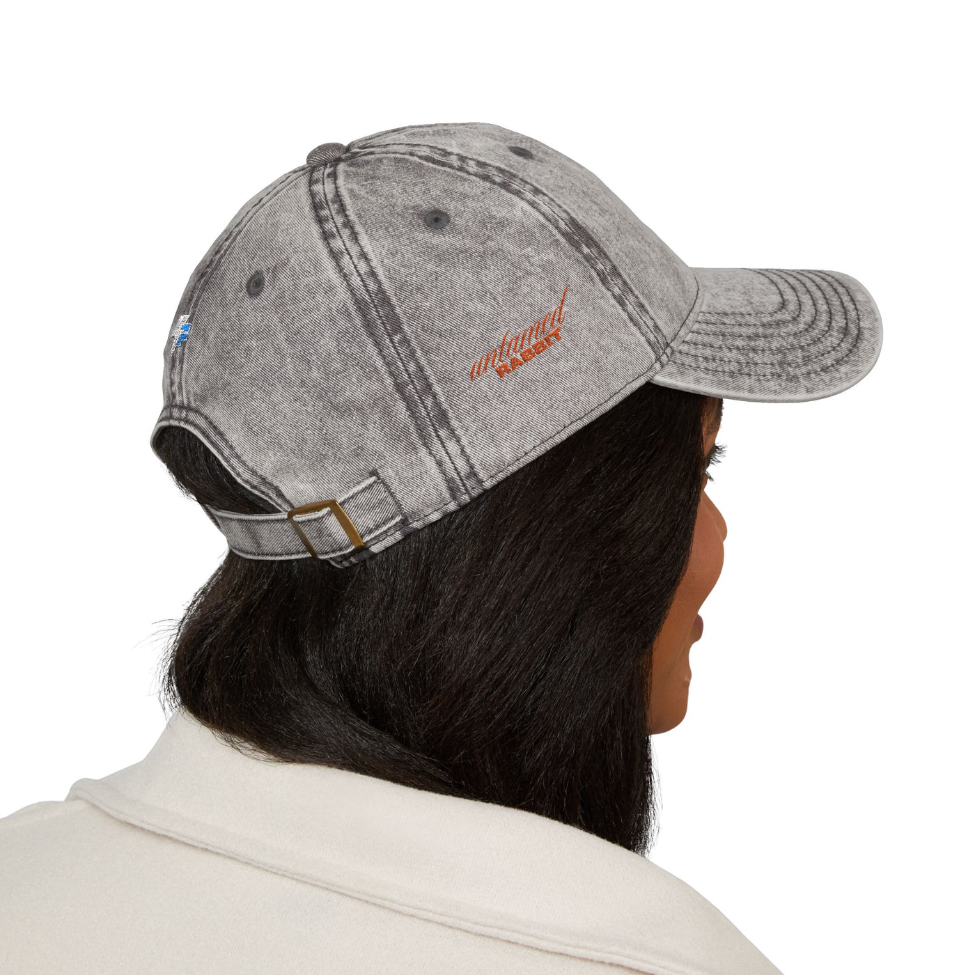 cap, Untamed Rabbit – Wild & Playful Bunny Aesthetic Design Animal cap, Unisex Cartoon cap, Eco-Friendly Fashion, Gift for Nature Lovers, Boho Style Wear
