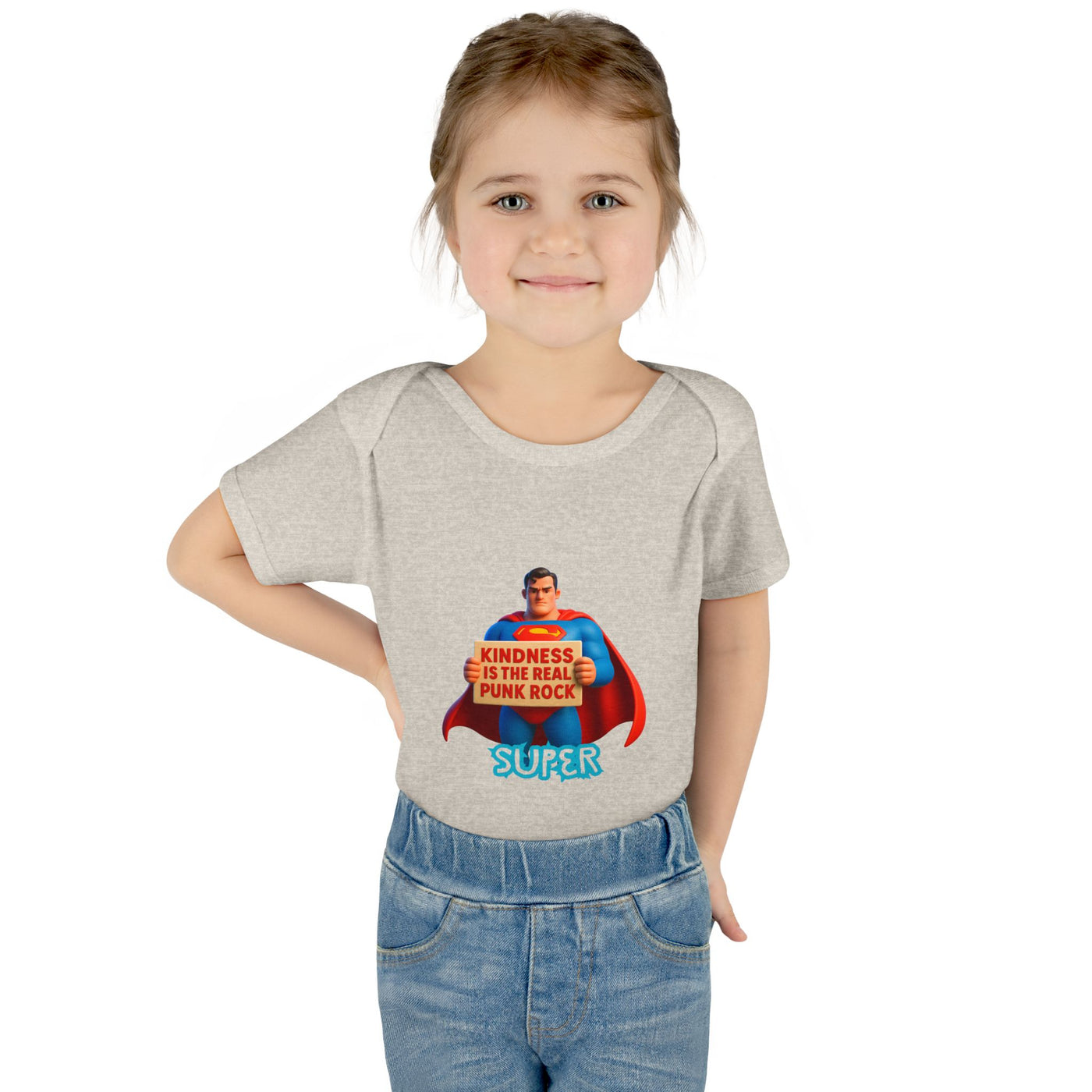 Super Kindness Infant Bodysuit | Cute Baby Clothes, Baby Gift, Newborn Outfit, Baby Shower Gift, Fun Infant Wear, Punk Rock Baby Clothing