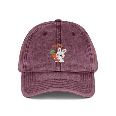 cap, Untamed Rabbit – Wild & Playful Bunny Aesthetic Design Animal cap, Unisex Cartoon cap, Eco-Friendly Fashion, Gift for Nature Lovers, Boho Style Wear