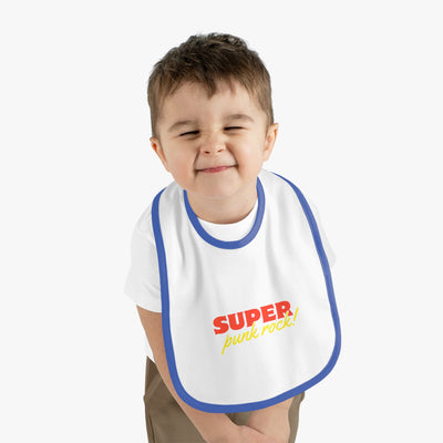Cool Punk Rock Baby Bib - Adorable Jersey Bib for Trendy Infants, Perfect Gift for New Parents, Baby Shower, and Rock Music Fans