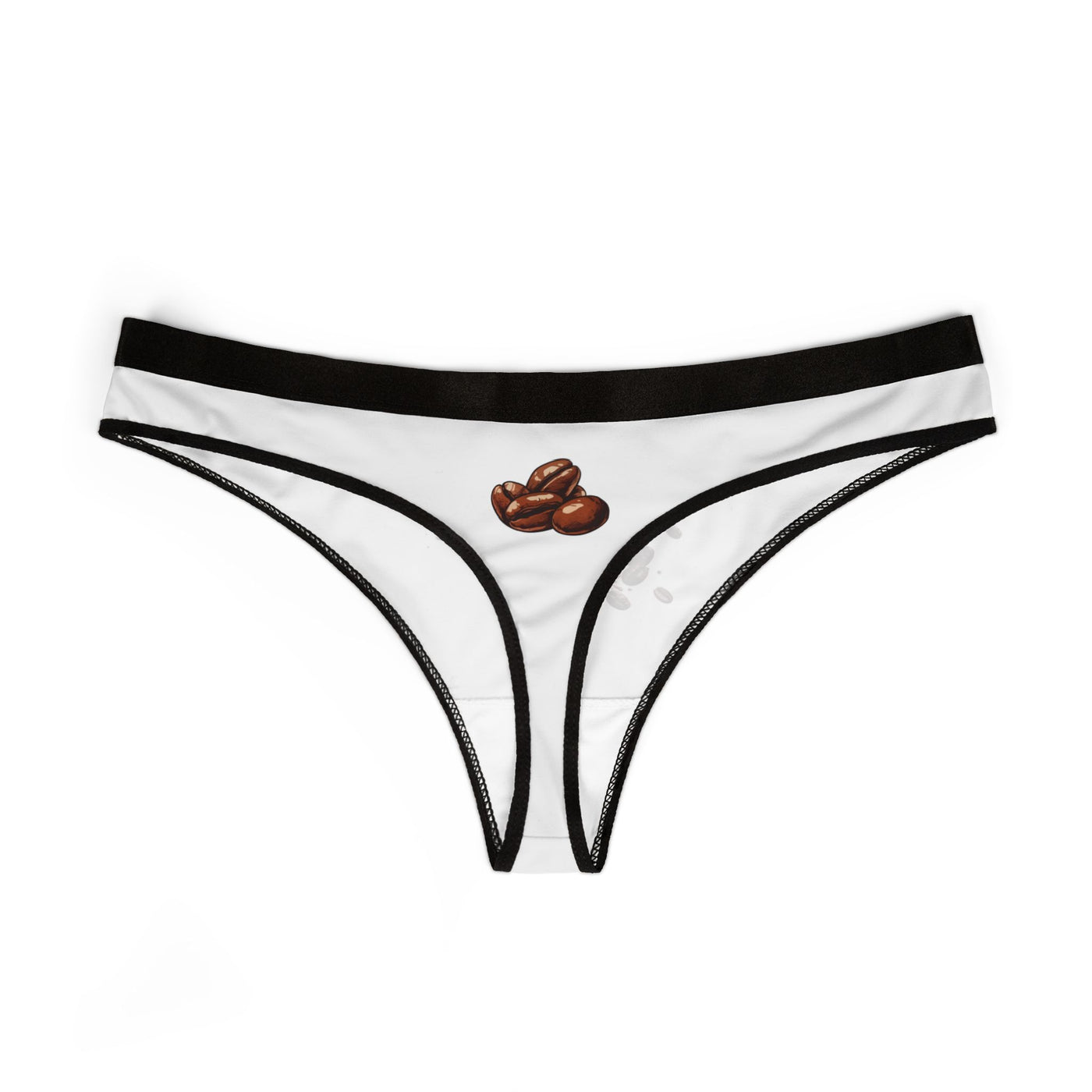 Coffee Lover Women's Thongs, Stylish Underwear, Gift for Her, Comfortable Loungewear, Cute and Fun Intimates