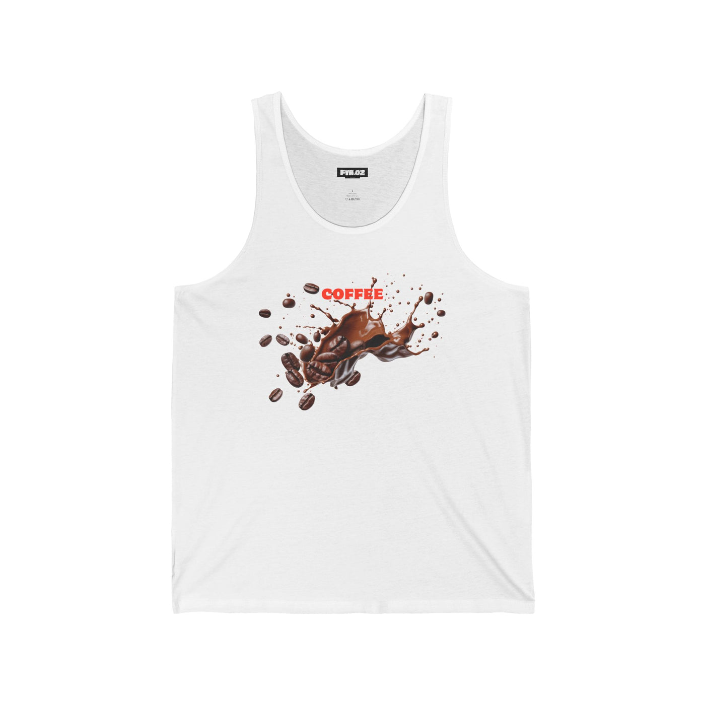 Coffee Lover Unisex Jersey Tank Top | Perfect Gift for Baristas, Casual Wear, Summer Outfits, Coffee Enthusiasts(5)
