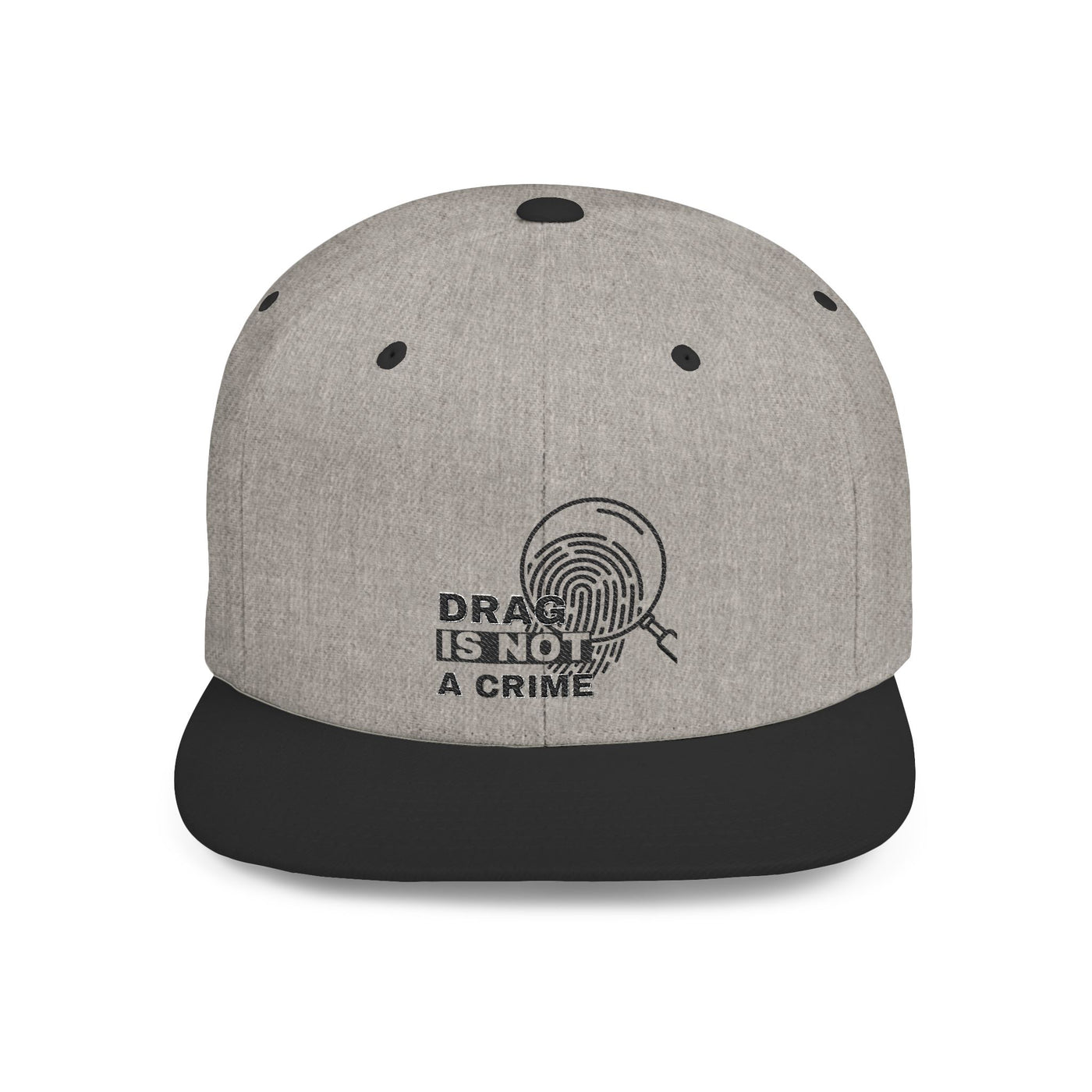 Drag Is Not a Crime - Bold Design for Pride and Equality  Bold cap, Unisex Graphic cap, Casual, Activist Gift