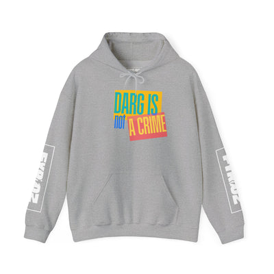 Drag Is Not a Crime - Bold Design for Pride and Equality LGBTQ+ Bold Hoodie, Unisex Graphic Tee, Casual, Activist Gift