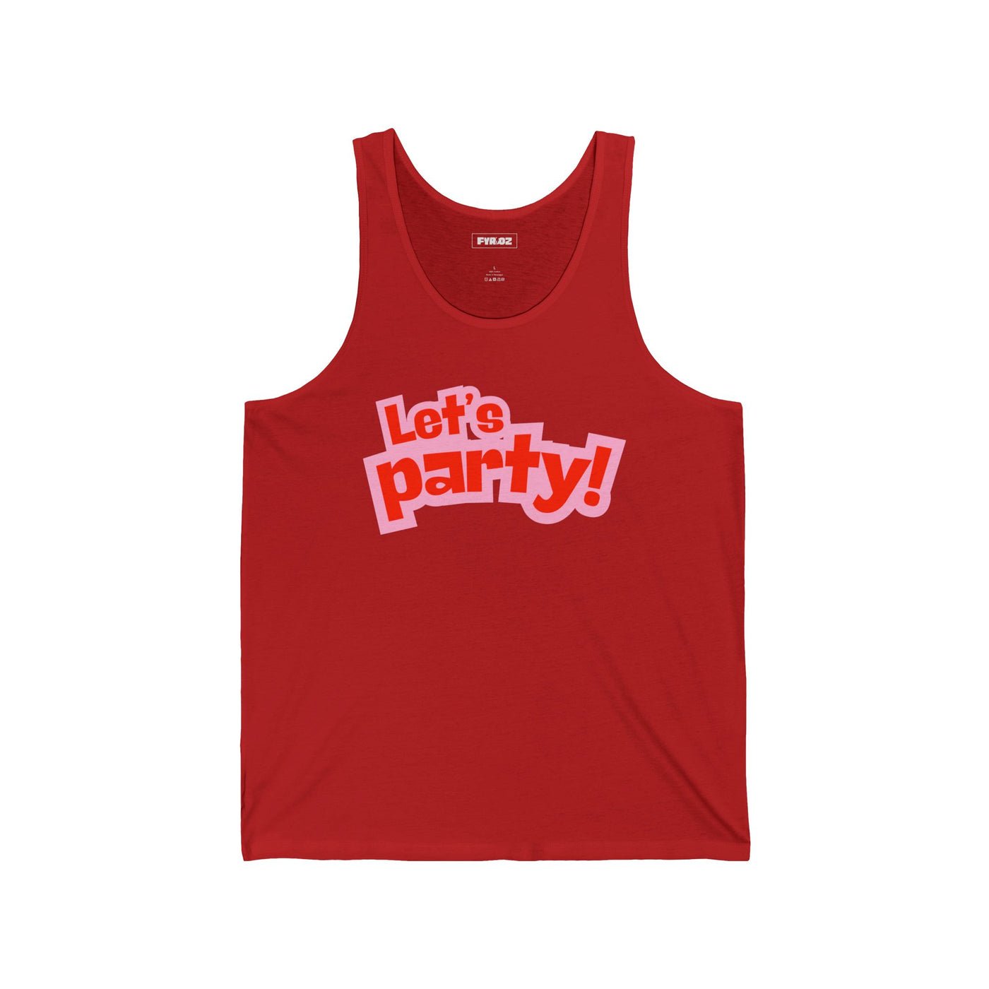 Party-Ready Unisex Jersey Tank - Perfect for Concerts, Festivals, Summer Gatherings, Parties, Music Lovers(3)