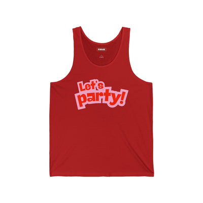 Party-Ready Unisex Jersey Tank - Perfect for Concerts, Festivals, Summer Gatherings, Parties, Music Lovers(3)
