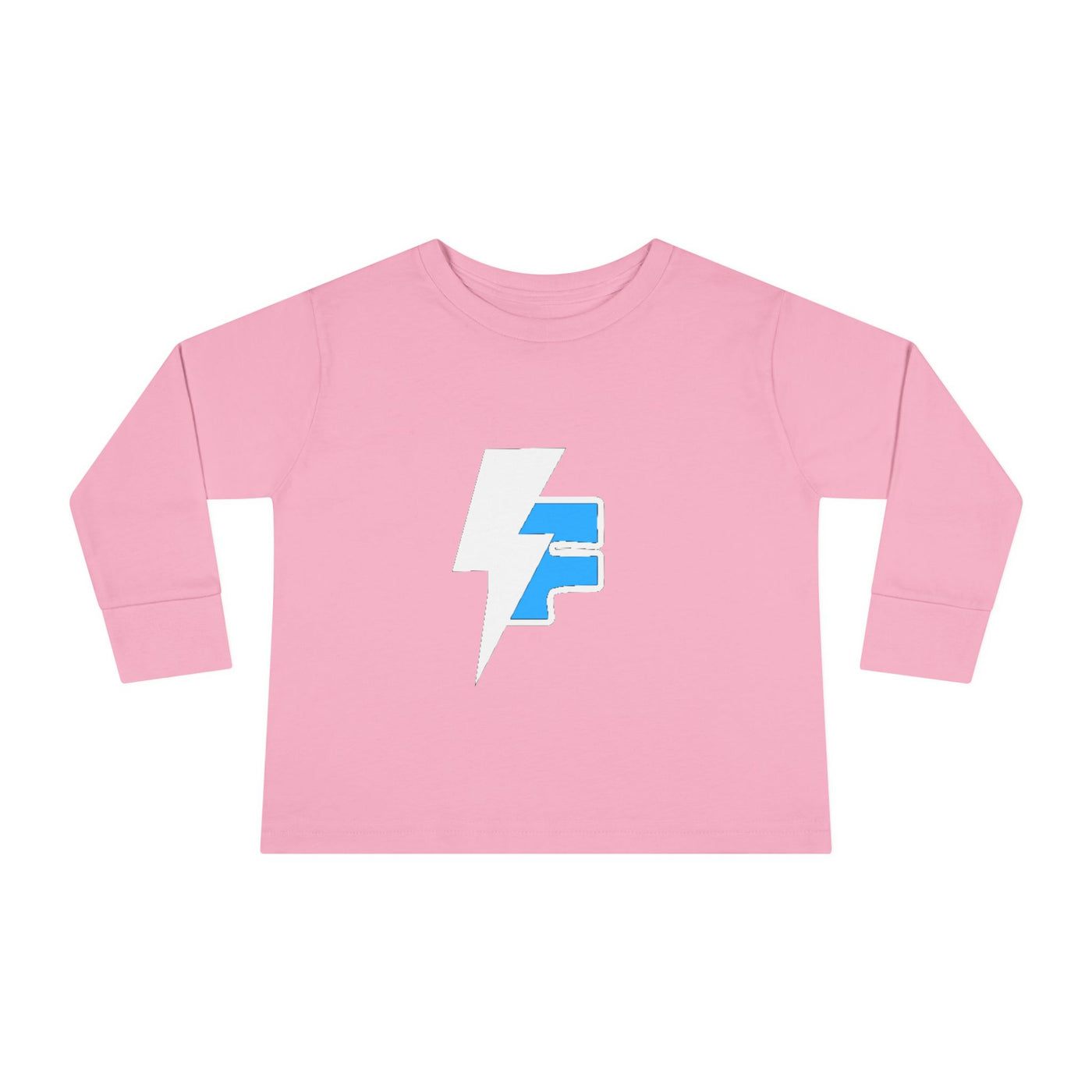 Lightning Bolt Toddler Long Sleeve Tee, Kids Graphic Top, Fun Playwear, Birthday Gift, Casual Toddler Outfit, Everyday Wear
