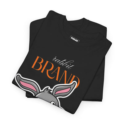 T-Shirt, Untamed Rabbit – Wild & Playful Bunny Aesthetic Design Animal Tee, Unisex Cartoon Shirt, Eco-Friendly Fashion, Gift for Nature Lovers, Boho Style Wear