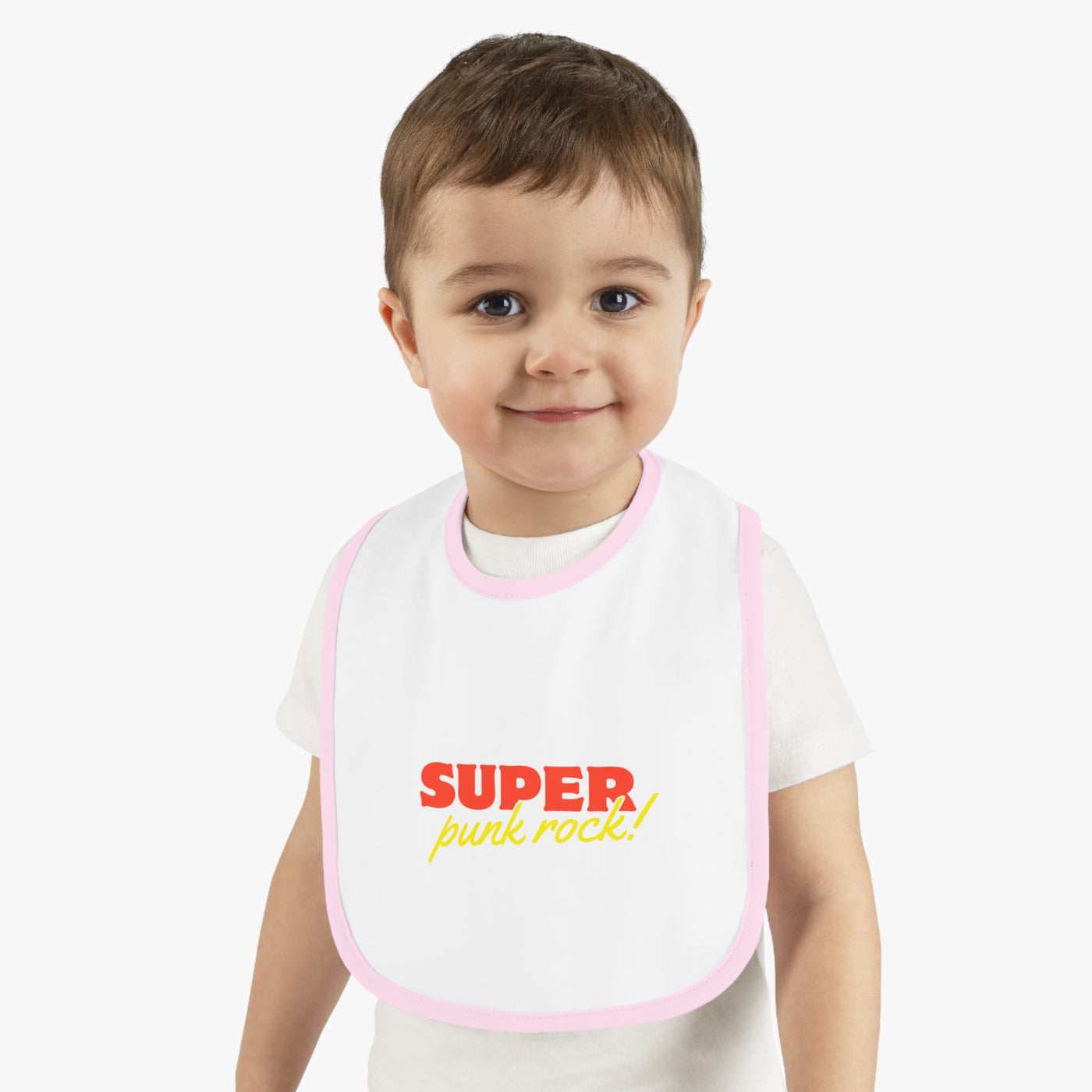 Cool Punk Rock Baby Bib - Adorable Jersey Bib for Trendy Infants, Perfect Gift for New Parents, Baby Shower, and Rock Music Fans