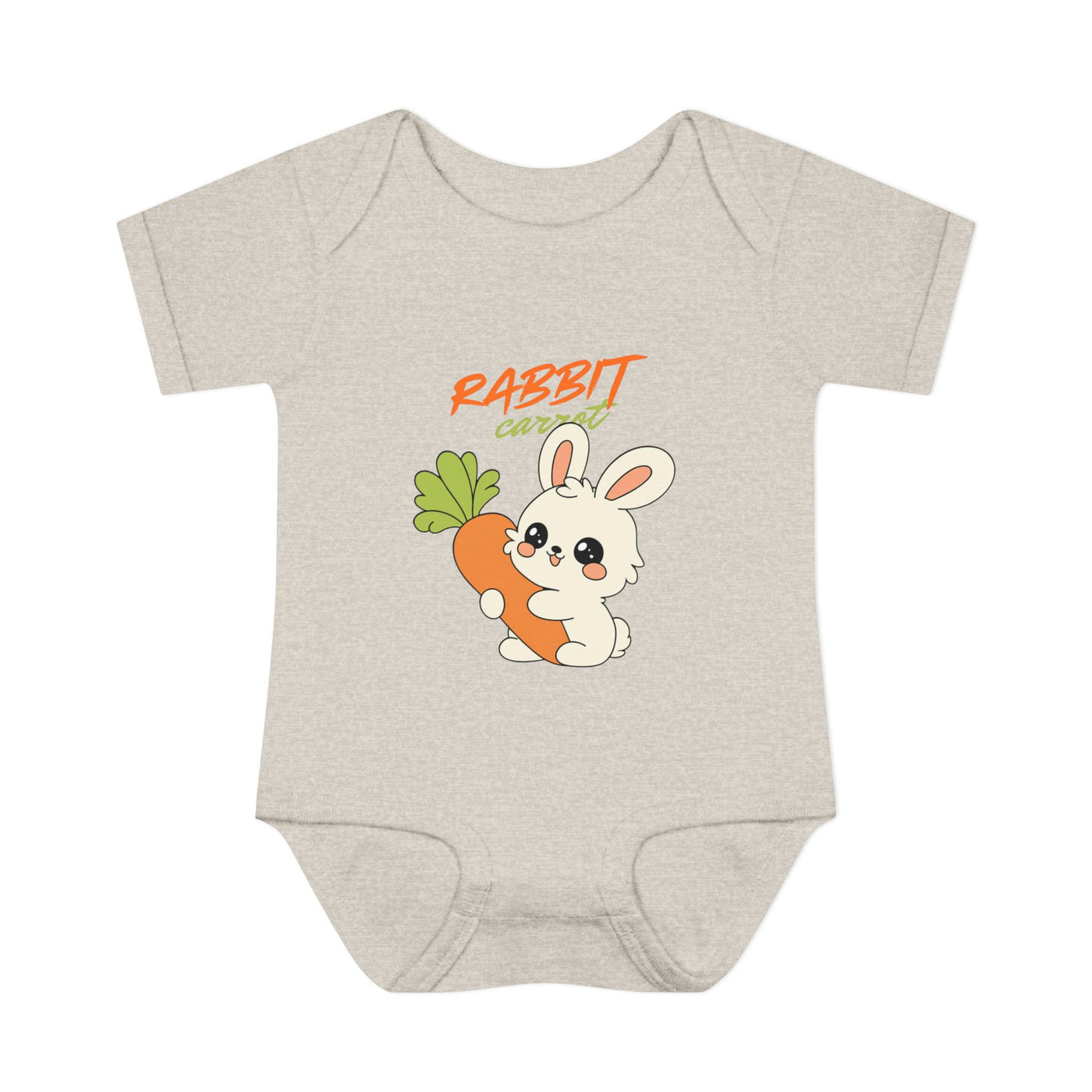 Cute Rabbit Baby Bodysuit, Infant Outfit, Newborn Gift, Spring Apparel, Baby Shower Present, Easter Clothing