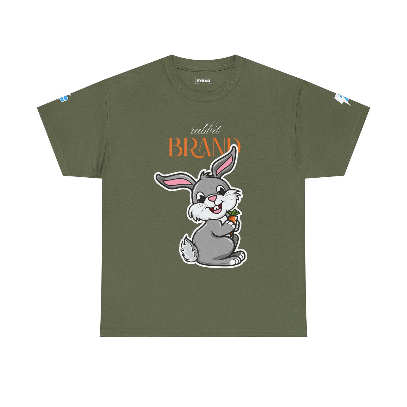 T-Shirt, Untamed Rabbit – Wild & Playful Bunny Aesthetic Design Animal Tee, Unisex Cartoon Shirt, Eco-Friendly Fashion, Gift for Nature Lovers, Boho Style Wear