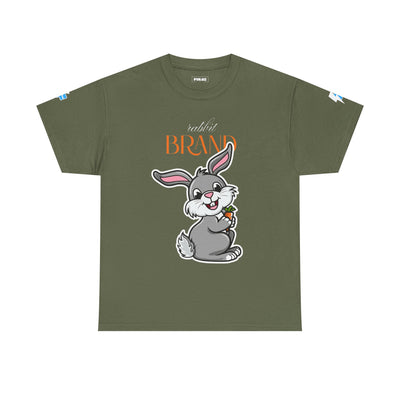 T-Shirt, Untamed Rabbit – Wild & Playful Bunny Aesthetic Design Animal Tee, Unisex Cartoon Shirt, Eco-Friendly Fashion, Gift for Nature Lovers, Boho Style Wear