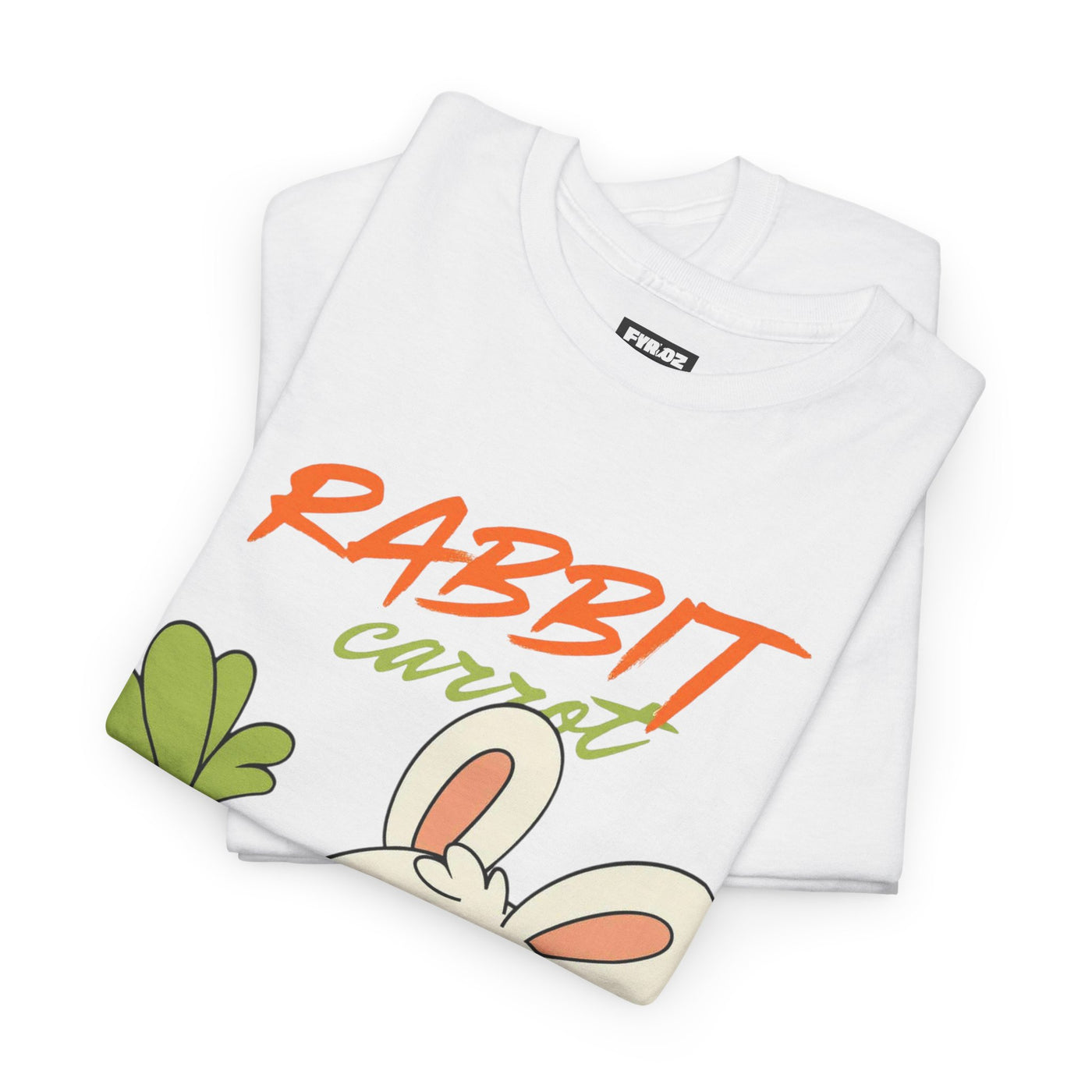 T-Shirt, Untamed Rabbit – Wild & Playful Bunny Aesthetic Design Animal Tee, Unisex Cartoon Shirt, Eco-Friendly Fashion, Gift for Nature Lovers, Boho Style Wear