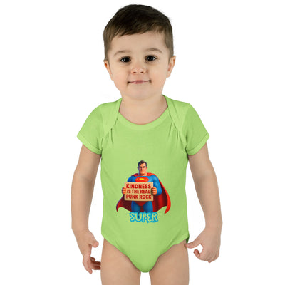 Super Kindness Infant Bodysuit | Cute Baby Clothes, Baby Gift, Newborn Outfit, Baby Shower Gift, Fun Infant Wear, Punk Rock Baby Clothing
