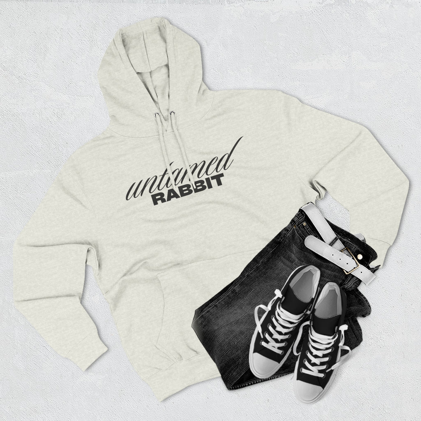 Hoodie, Untamed Rabbit – Wild & Playful Bunny Aesthetic Design Animal Tee, Unisex Cartoon Shirt, Eco-Friendly Fashion, Gift for Nature Lovers, Boho Style Wear