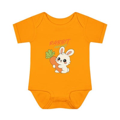 Cute Rabbit Baby Bodysuit, Infant Outfit, Newborn Gift, Spring Apparel, Baby Shower Present, Easter Clothing