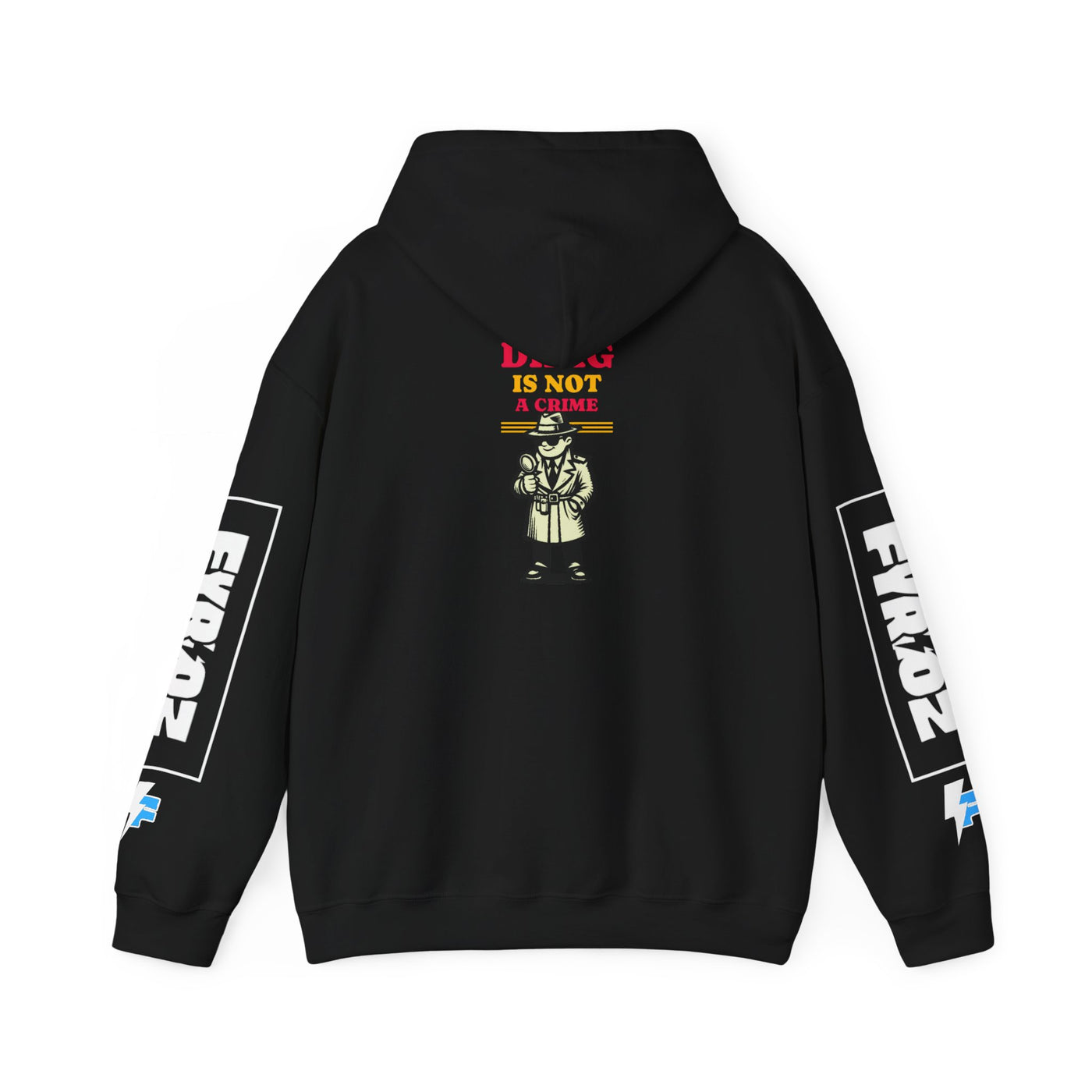 Drag Is Not a Crime - Bold Design for Pride and Equality  Bold Hoodie, Unisex Graphic Hoodie, Casual, Activist Gift