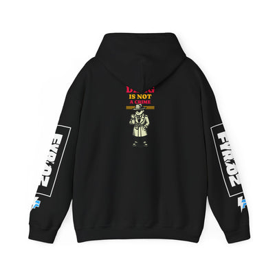 Drag Is Not a Crime - Bold Design for Pride and Equality  Bold Hoodie, Unisex Graphic Hoodie, Casual, Activist Gift