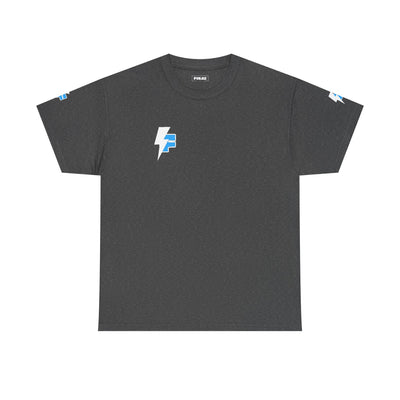 Dynamic Unisex Moisture Wicking Fyroz Bolt Tee – Bold Streetwear Lightning Logo Design, Fitness Shirt, Activewear, Graphic Tee, Sports Apparel, Gift for Athletes