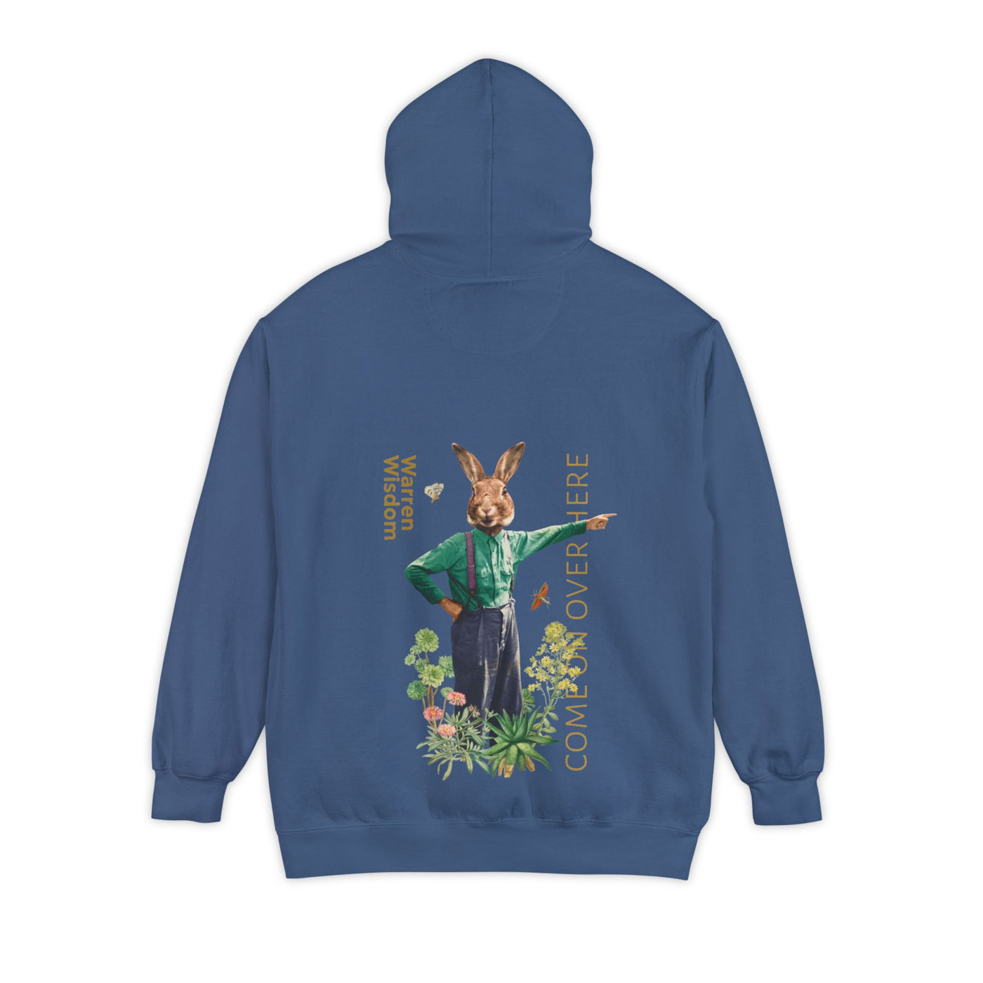 Trendy Hoodie for All- Hoodie, Untamed Rabbit – Wild & Playful Bunny Aesthetic Design Animal Tee, Unisex Cartoon Shirt, Eco-Friendly Fashion, Gift for Nature Lovers, Boho Style Wear
