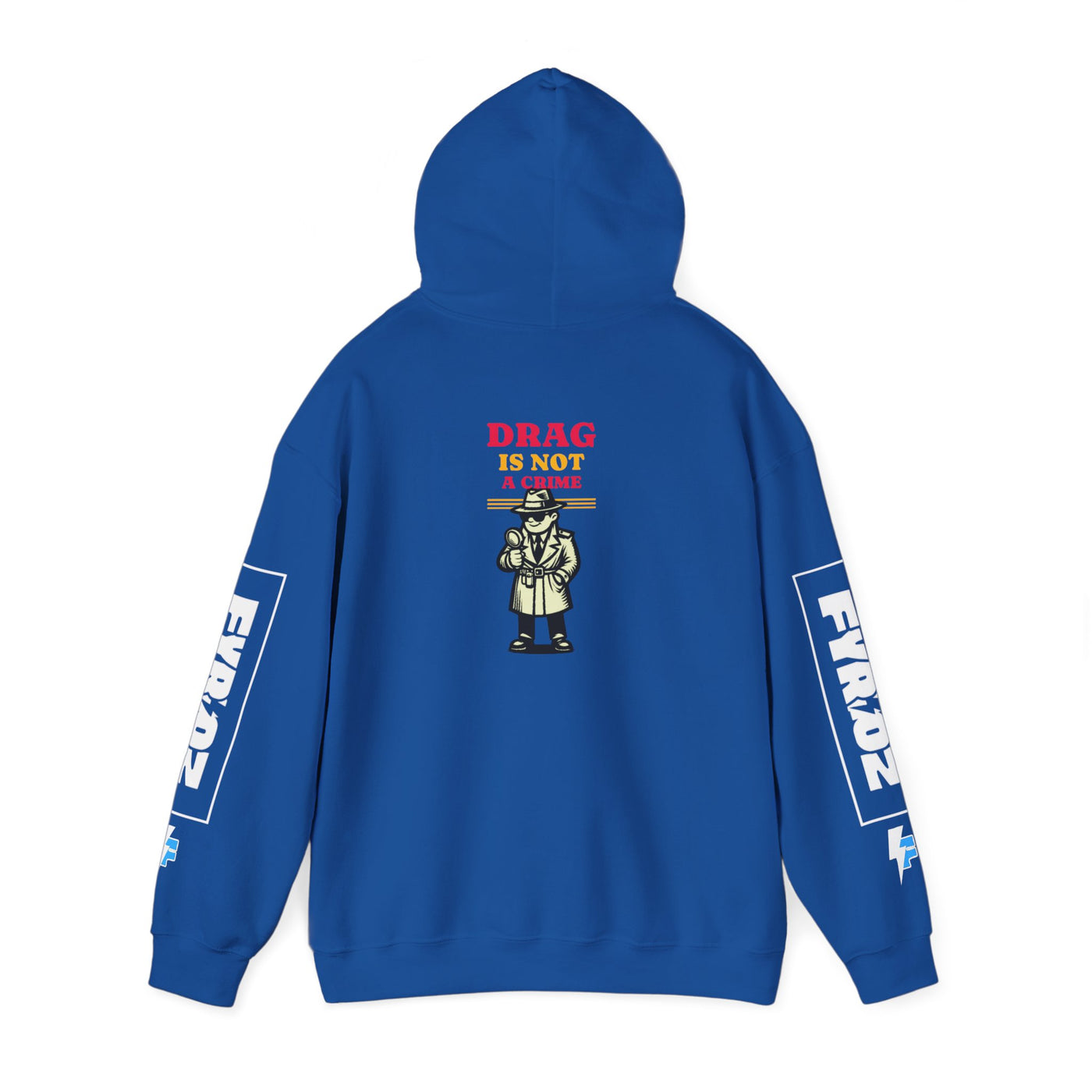Drag Is Not a Crime - Bold Design for Pride and Equality  Bold Hoodie, Unisex Graphic Hoodie, Casual, Activist Gift