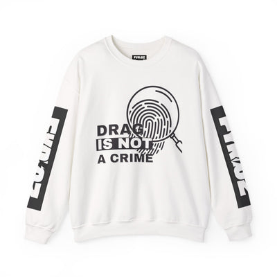 Drag Is Not a Crime - Bold Design for Pride and Equality  Bold Sweatshirt, Unisex Graphic Sweatshirt, Casual, Activist Gift