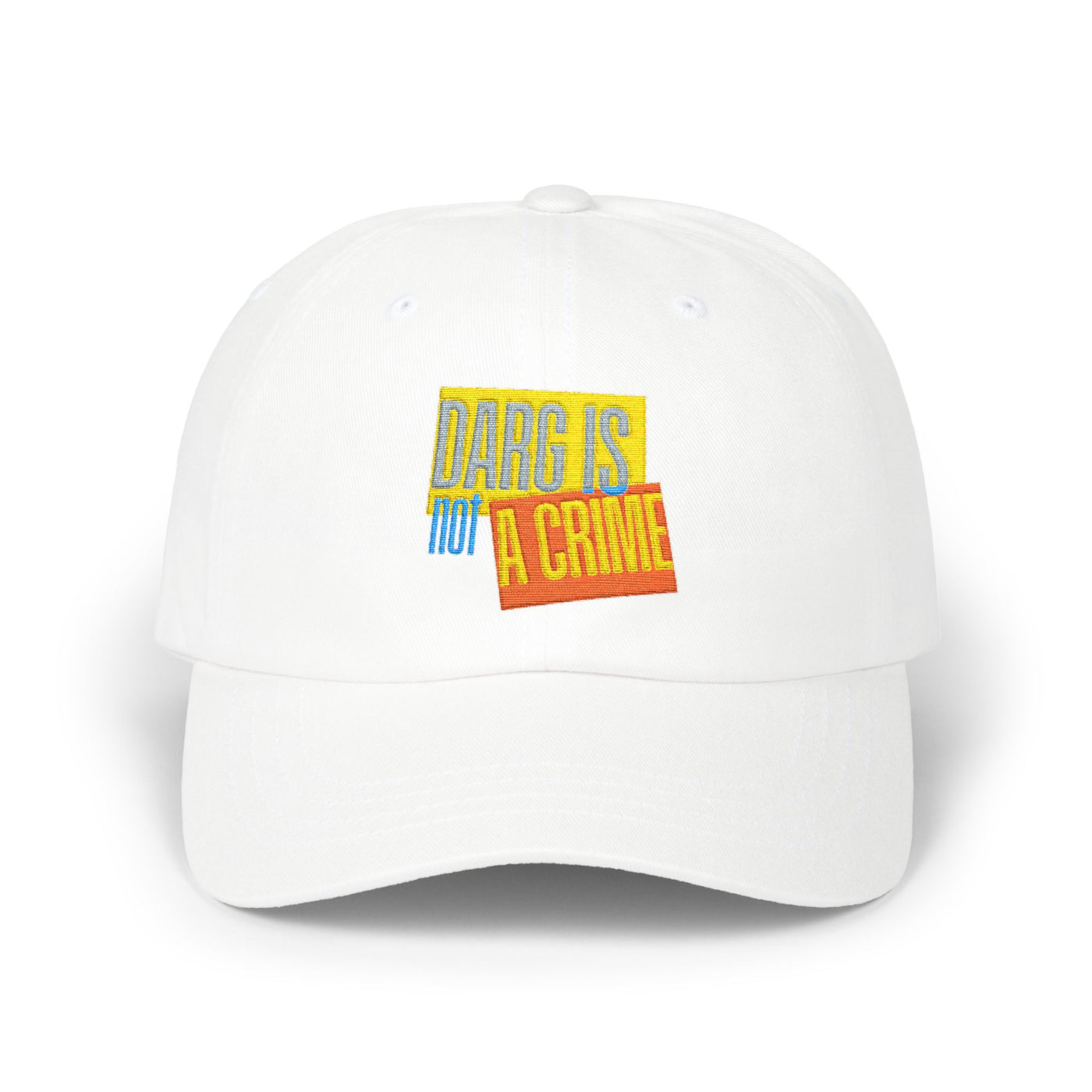 Drag Is Not a Crime - Bold Design for Pride and Equality  Bold cap, Unisex Graphic cap, Casual, Activist Gift