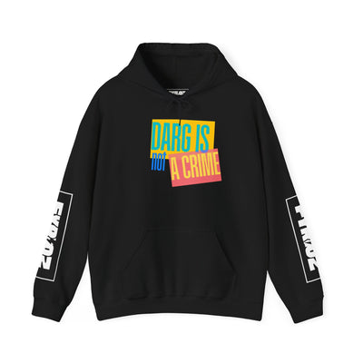 Drag Is Not a Crime - Bold Design for Pride and Equality LGBTQ+ Bold Hoodie, Unisex Graphic Tee, Casual, Activist Gift