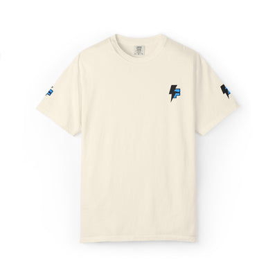 Dynamic Unisex Moisture Wicking Fyroz Bolt Tee – Bold Streetwear Lightning Logo Design, Fitness Shirt, Activewear, Graphic Tee, Sports Apparel, Gift for Athletes