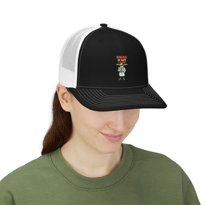 Drag Is Not a Crime - Bold Design for Pride and Equality  Bold cap, Unisex Graphic cap, Casual, Activist Gift